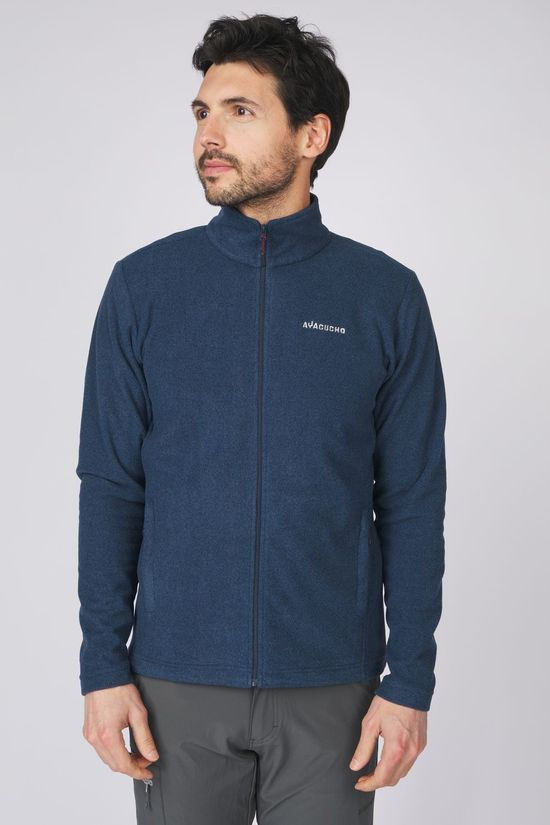 Ayacucho Fleece Crevasse Navy Blue