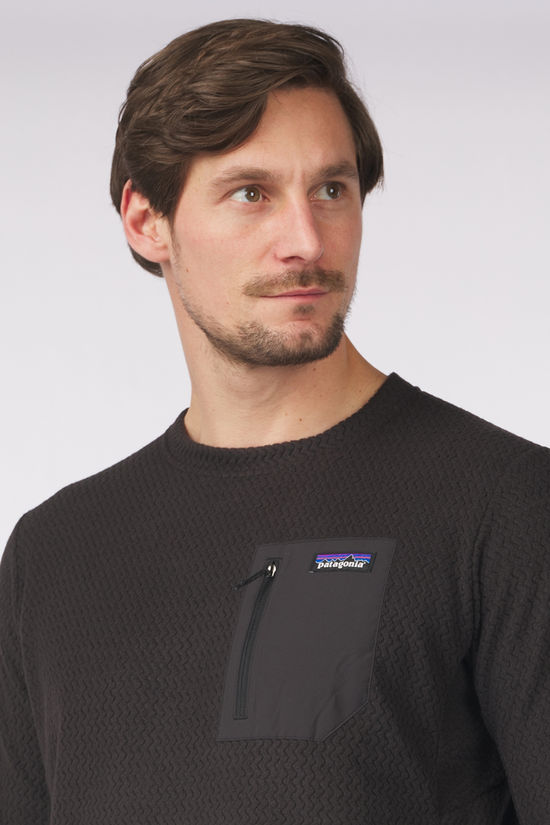 Patagonia Trui R1 Air Crew black