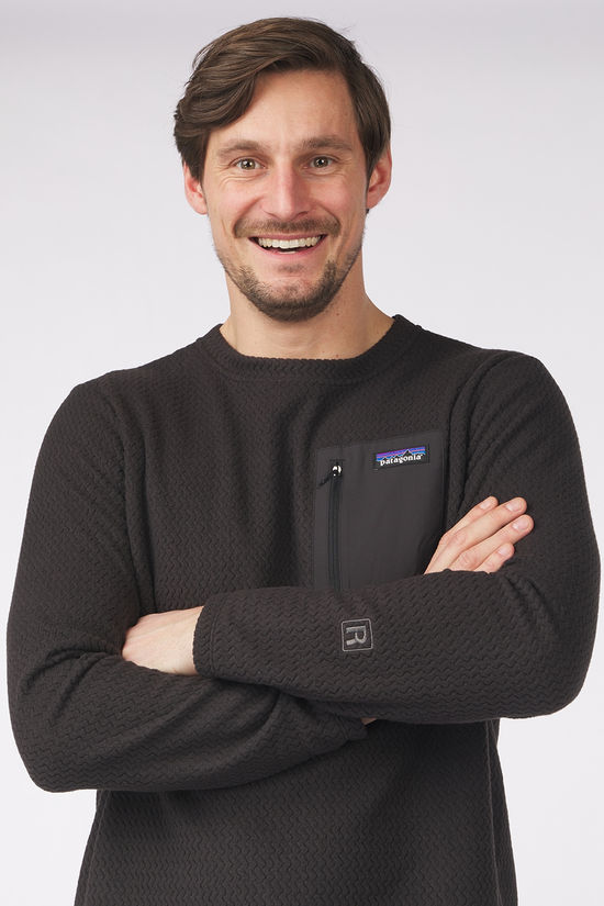 Patagonia Trui R1 Air Crew black