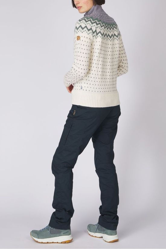 Fjällräven Fleece Övik Knit Cardigan W Chalk White
