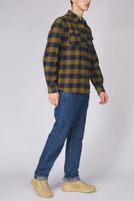 Picture Hemd Hillsboro Shirt H Dark Blue / Army Green