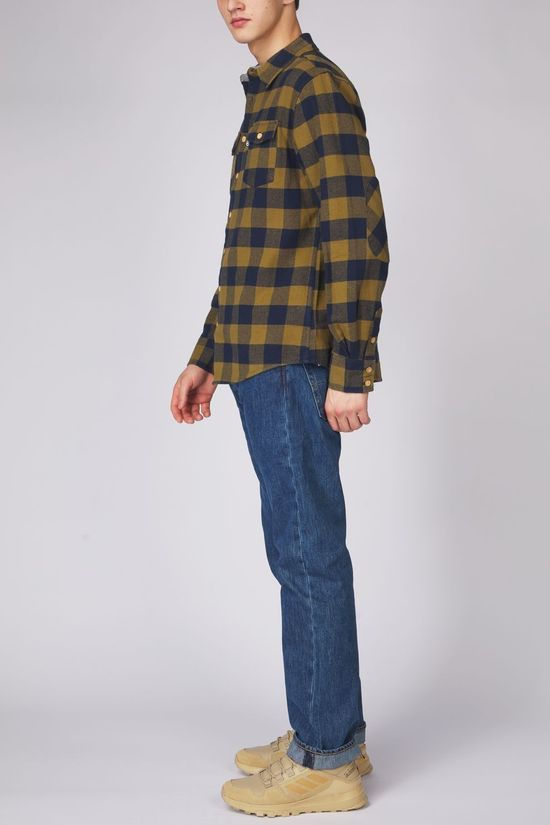 Picture Hemd Hillsboro Shirt H Dark Blue / Army Green