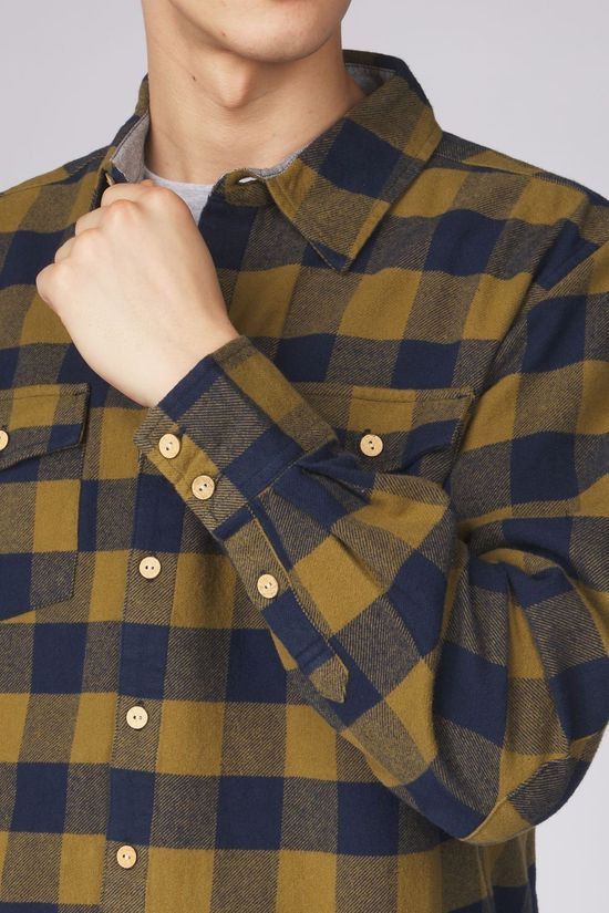 Picture Hemd Hillsboro Shirt H Dark Blue / Army Green