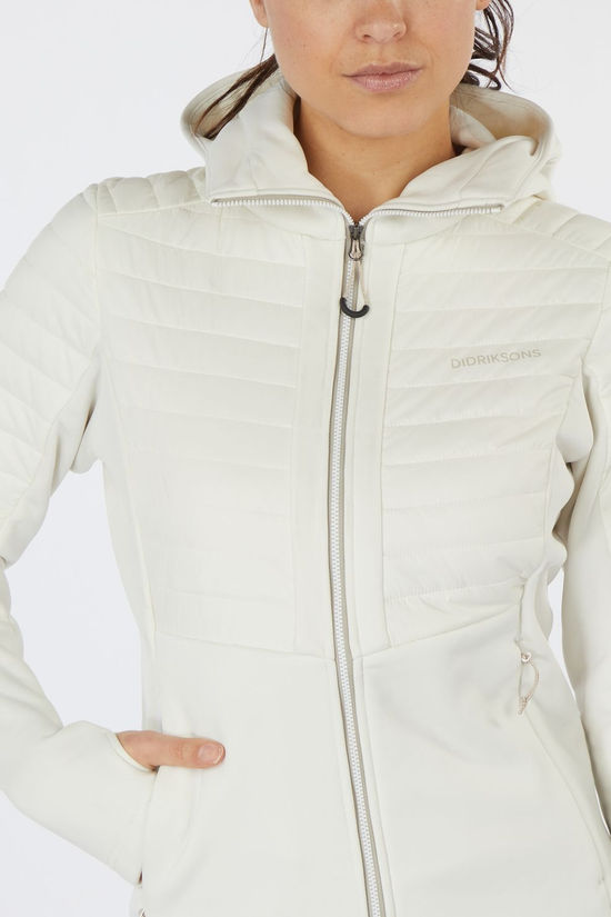 Didriksons 1913 Fleece Annema Fullzip 6 Shell White