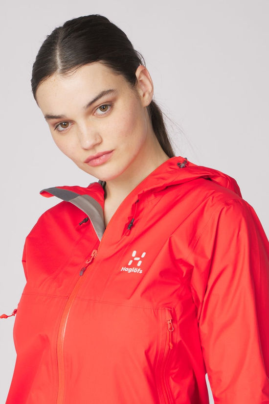 Haglöfs Regenjas L.I.M. Gore-Tex Paclite Poppy Red