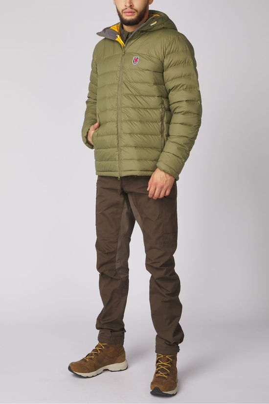 Fjällräven Doudoune Expedition Pack Down Hoodie M Green-Mustard Yellow