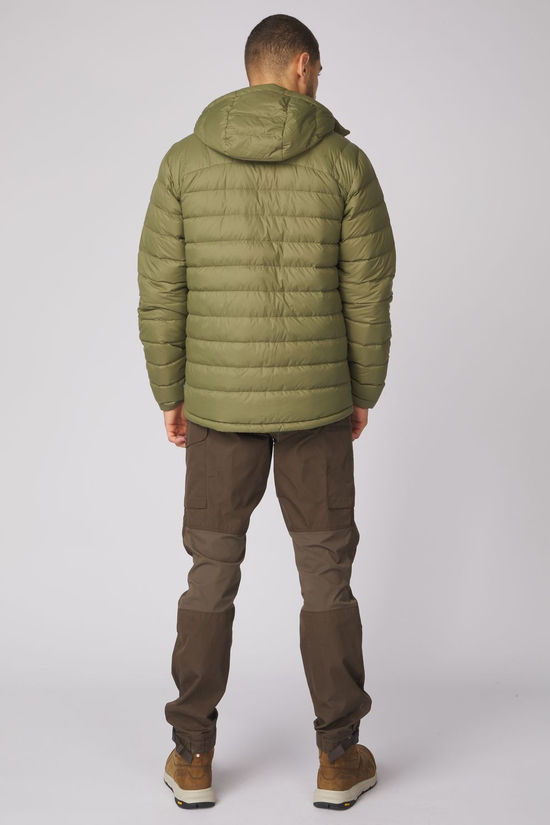 Fjällräven Doudoune Expedition Pack Down Hoodie M Green-Mustard Yellow