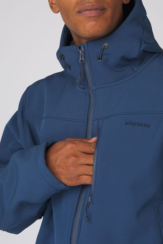 Ayacucho Veste Softshell Ridgeway Softshell Hoodie M Insignia Blue