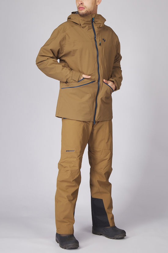 Ziener Veste De Ski Tahan Walnut
