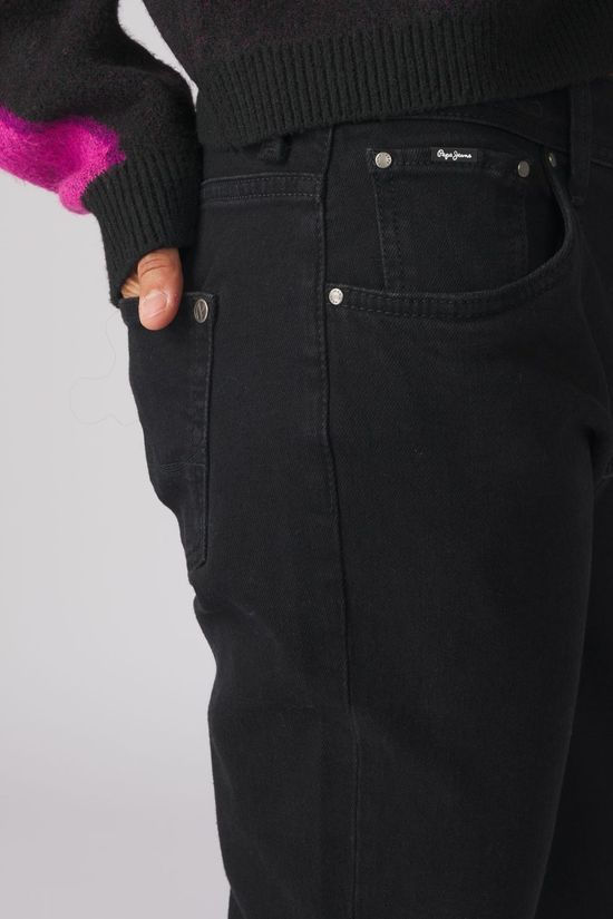 Pepe Jeans Jeans Violet Mom Black Stone Wash