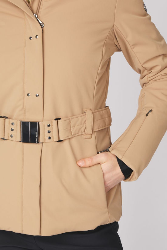 Poivre Blanc Ski-Jas Stretch Ski Jacket Almond Brown