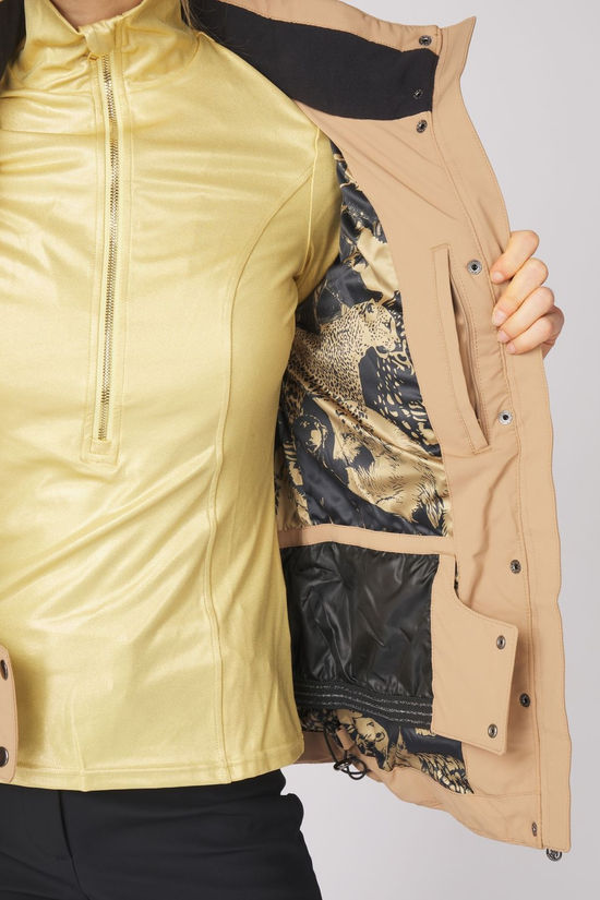 Poivre Blanc Ski-Jas Stretch Ski Jacket Almond Brown