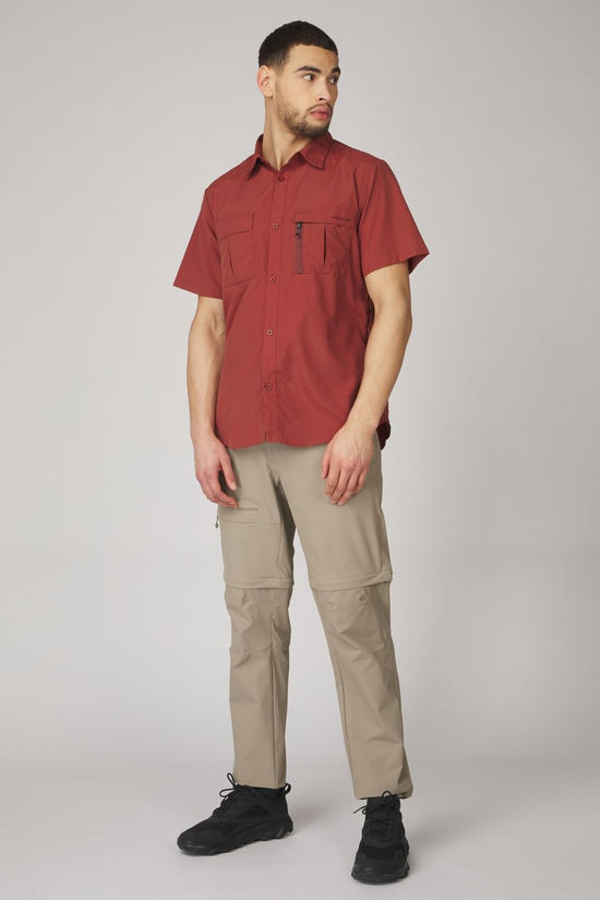 Ayacucho Chemise Jungle Travel Shirt Ss M Russet