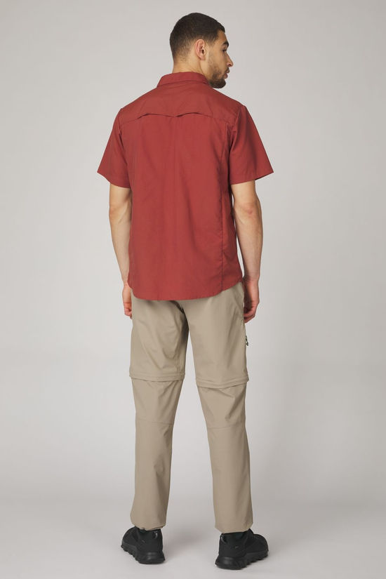 Ayacucho Chemise Jungle Travel Shirt Ss M Russet