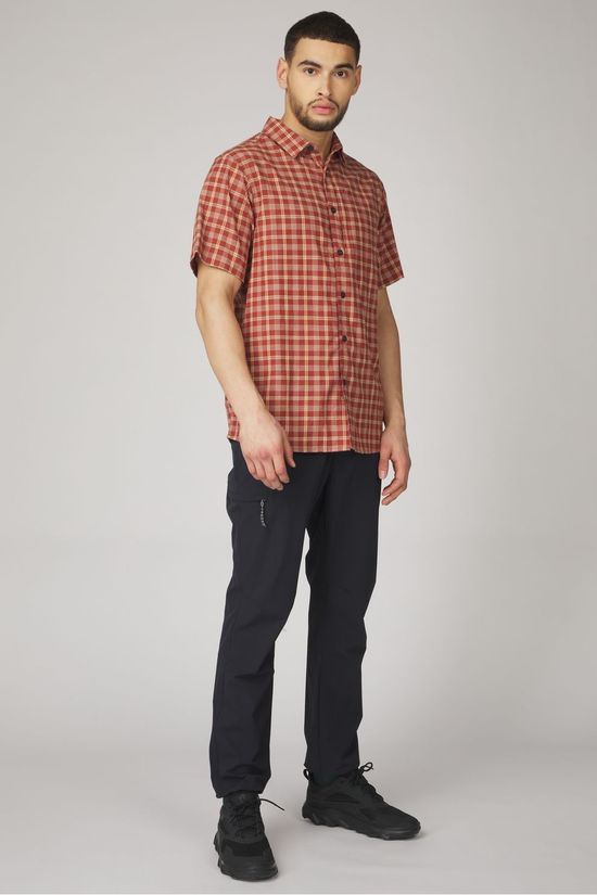Ayacucho Hemd Hiker III Stretch SS Am Russet Check