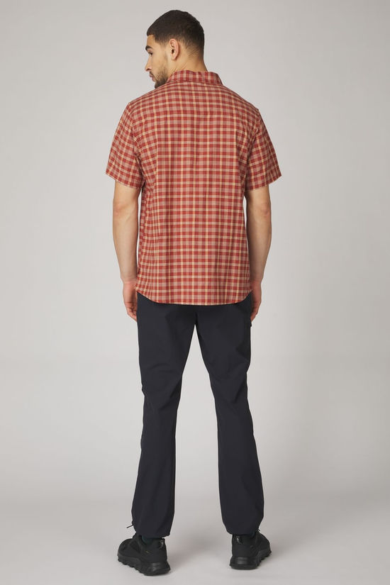 Ayacucho Hemd Hiker III Stretch SS Am Russet Check