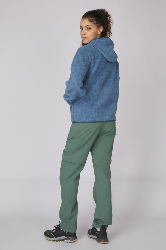 Ayacucho Polaire Peniche Sherpa Hoodie W Coronet Blue