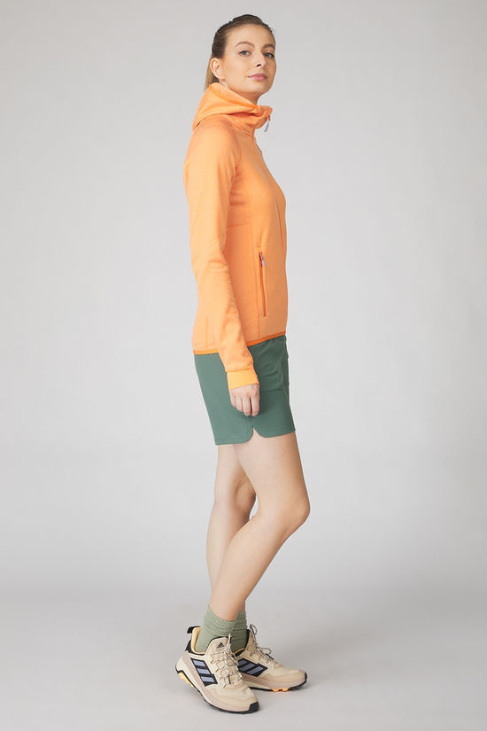 Ayacucho Fleece Mountain Midlayer Hoodie W Tangerine