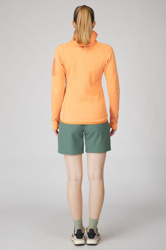 Ayacucho Fleece Mountain Midlayer Hoodie W Tangerine