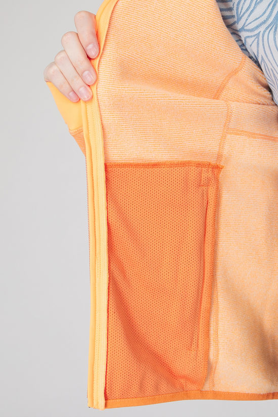 Ayacucho Fleece Mountain Midlayer Hoodie W Tangerine