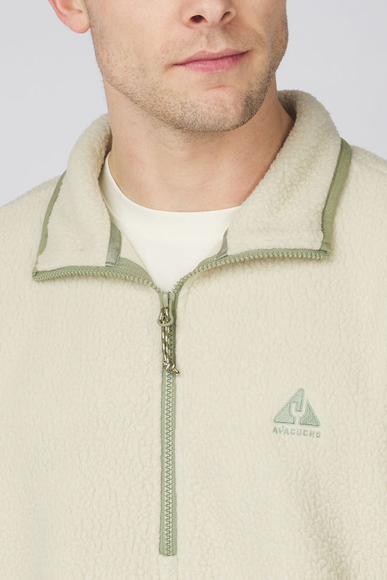 Ayacucho Andes 1/2 Zip M Ecru