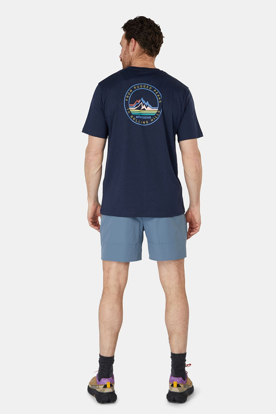Ayacucho T-Shirt Adventure Mountain M Navy