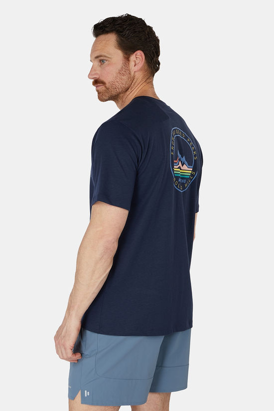 Ayacucho T-Shirt Adventure Mountain M Navy