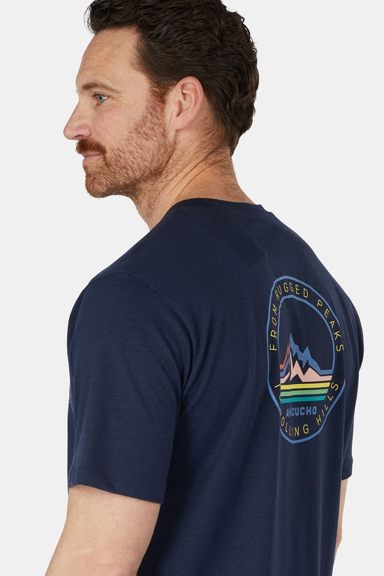 Ayacucho T-Shirt Adventure Mountain M Navy