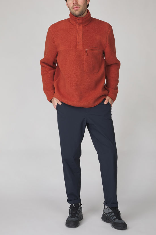 Peak Performance Polaire M Fleece Snap T-Neck Spiced