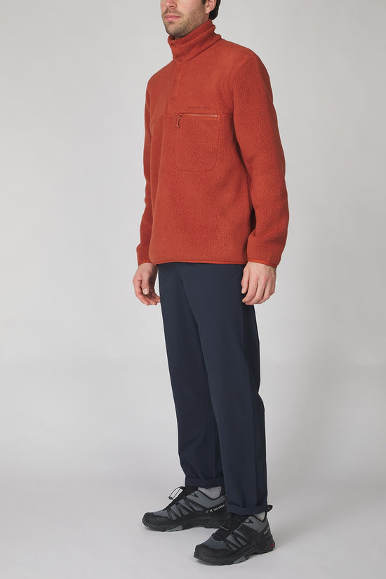 Peak Performance Polaire M Fleece Snap T-Neck Spiced