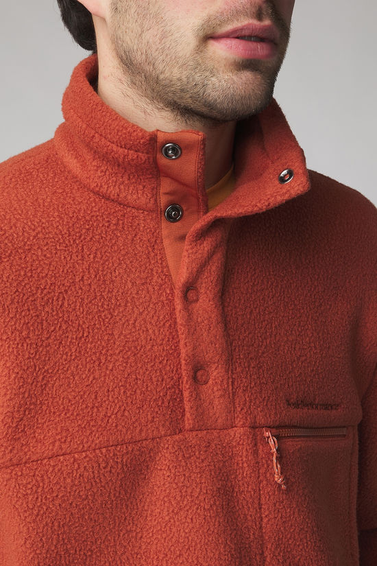 Peak Performance Polaire M Fleece Snap T-Neck Spiced