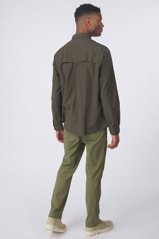 Craghoppers Hemd Nosilife Adventure Long Sleeved Shirt III Woodland Green