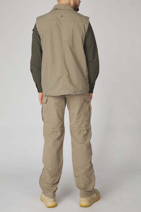 Craghoppers Afritsbroek Nosilife Convertible Cargo Trouser III Pebble