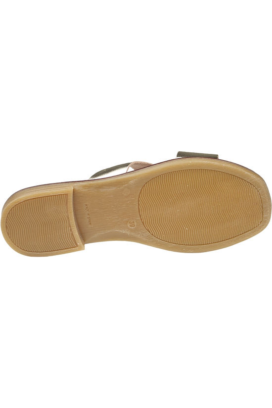 Hee Slippers 24300 Metal Champagne