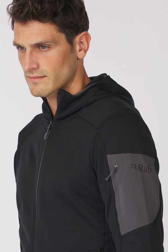 Rab Polaire Modulus Hoodie Black