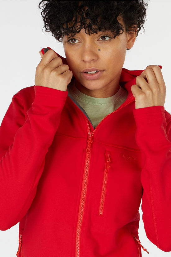 Haglöfs Fleece Rosson Mid Hood Bright Red