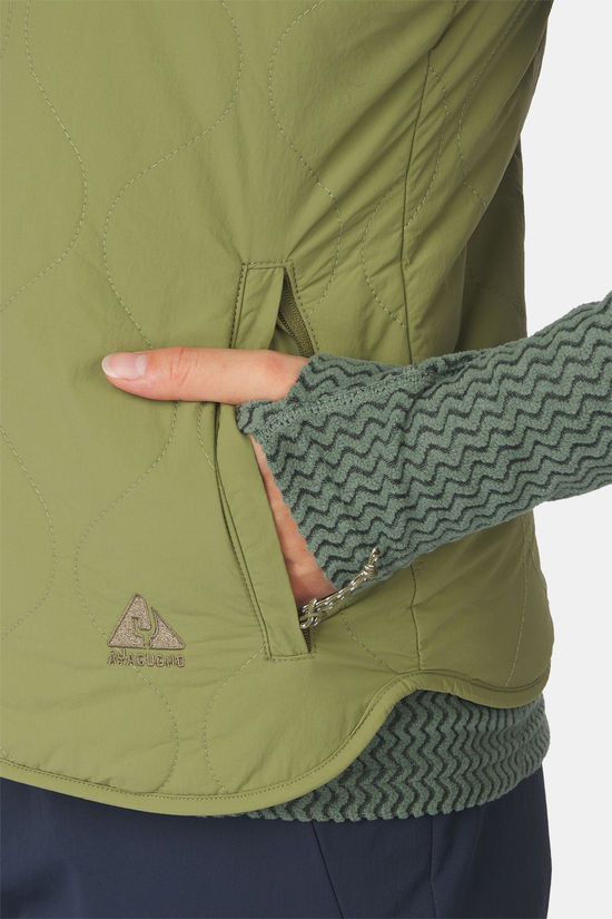 Ayacucho Gilet Talara Reversible Vest W Update Ecru/Moss