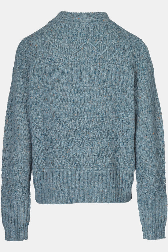 Ayacucho Trui Leynar Cable Jumper W Sea Mist Melange