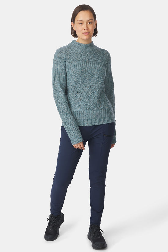 Ayacucho Trui Leynar Cable Jumper W Sea Mist Melange