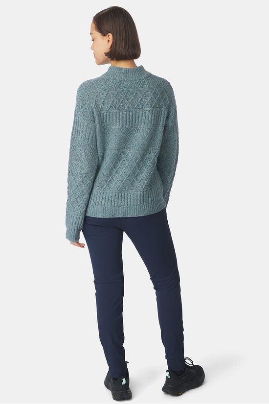 Ayacucho Trui Leynar Cable Jumper W Sea Mist Melange