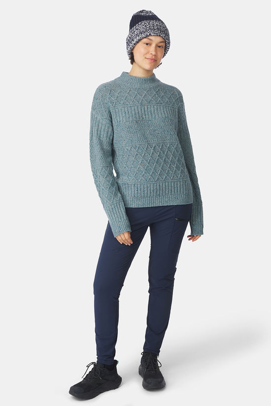 Ayacucho Trui Leynar Cable Jumper W Sea Mist Melange