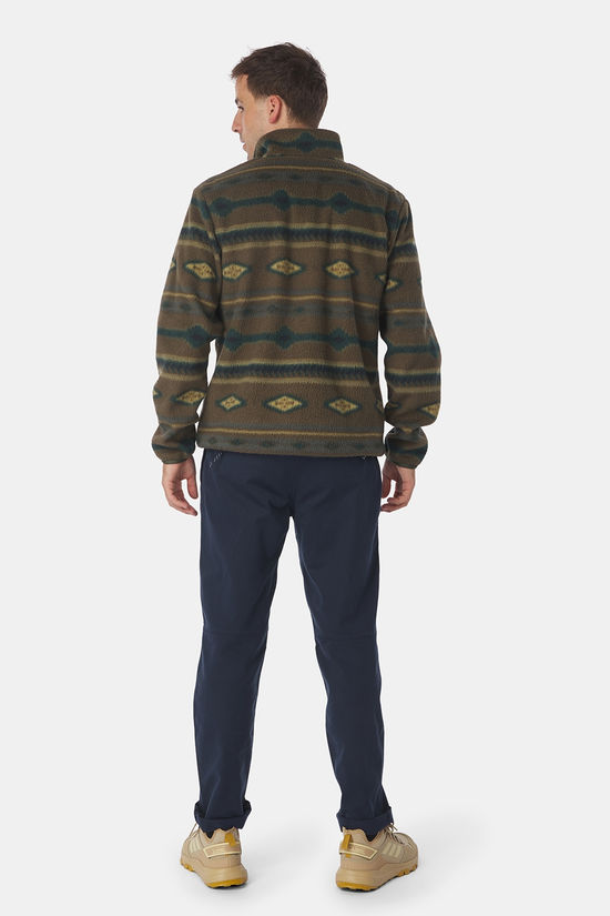 Ayacucho Fleece Pehoe Printed Snap M Military Olive Combo