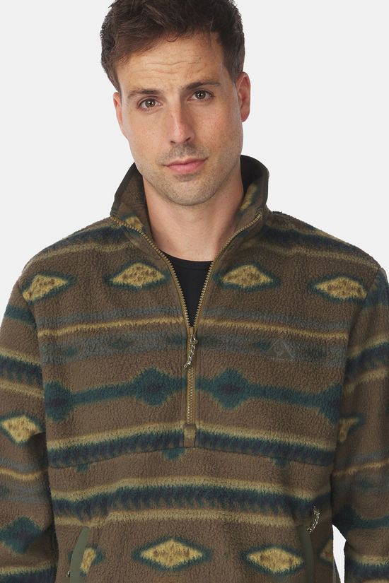 Ayacucho Fleece Pehoe Printed Snap M Military Olive Combo