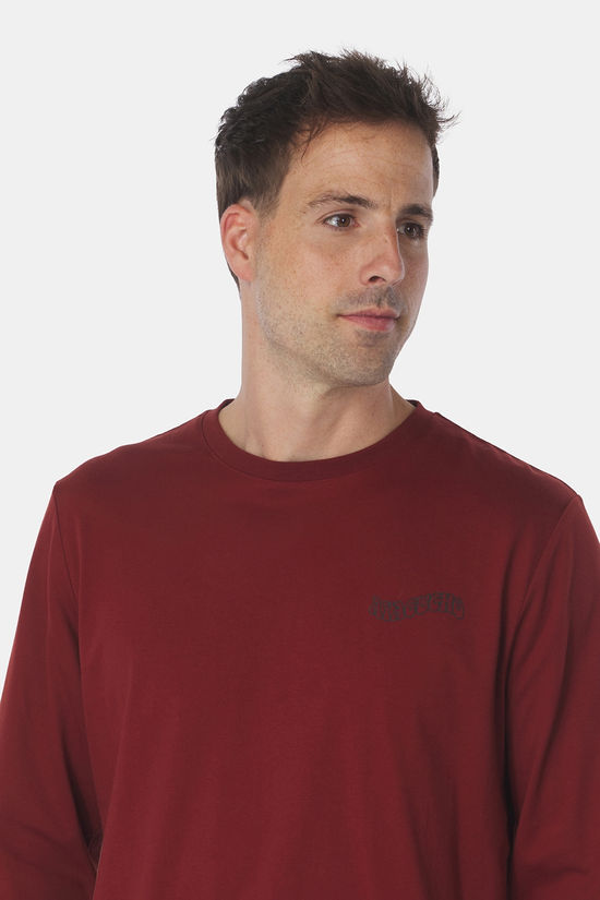 Ayacucho T-Shirt Hillside Organic Ls M Fired Brick
