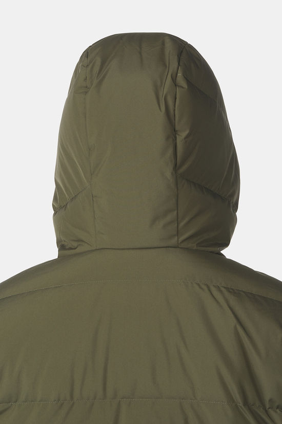 Ayacucho Doudoune Aarhus Recycled Long Down Coat W Dark Moss
