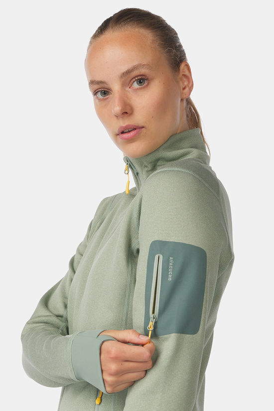 Ayacucho Polaire Mountain Midlayer Jacket W Iceberg Green