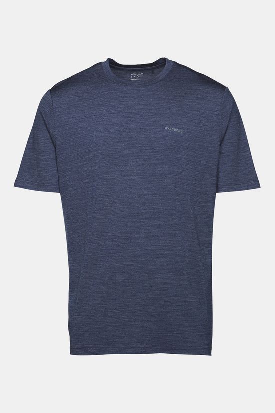 Ayacucho T-Shirt Midweight Merino T-Shirt Ss M Navy