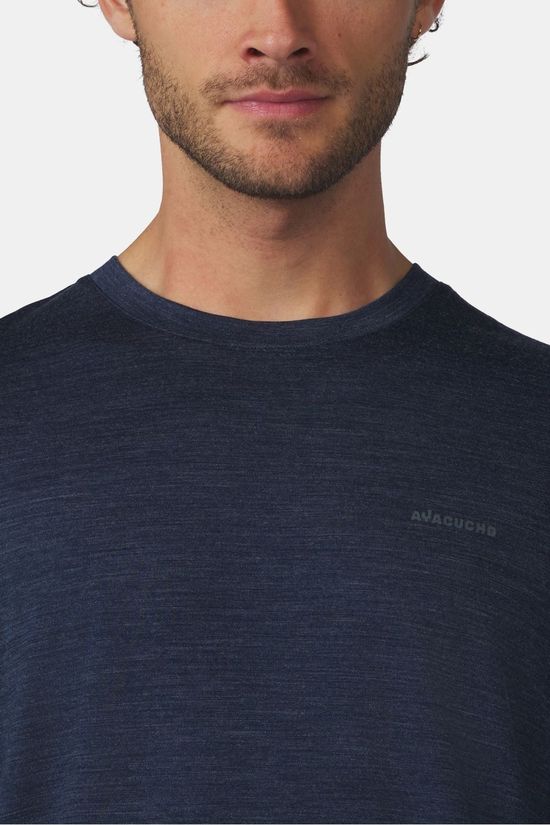 Ayacucho T-Shirt Midweight Merino T-Shirt Ss M Navy