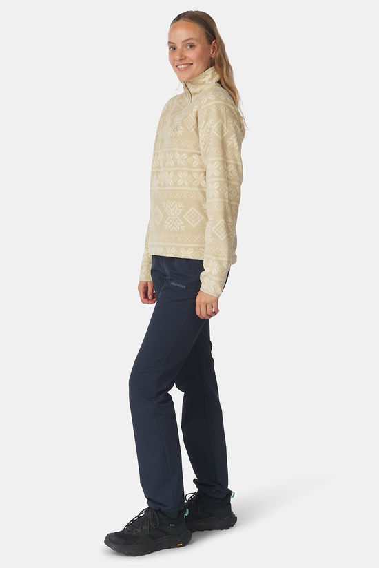 Ayacucho Fleece Inverno Printed Fleece Half Zip W Fields Of Rye Print