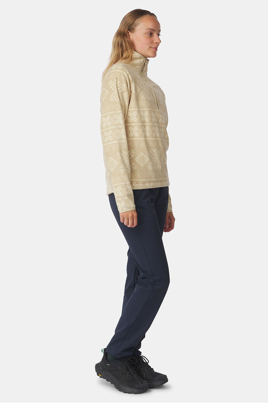 Ayacucho Fleece Inverno Printed Fleece Half Zip W Fields Of Rye Print